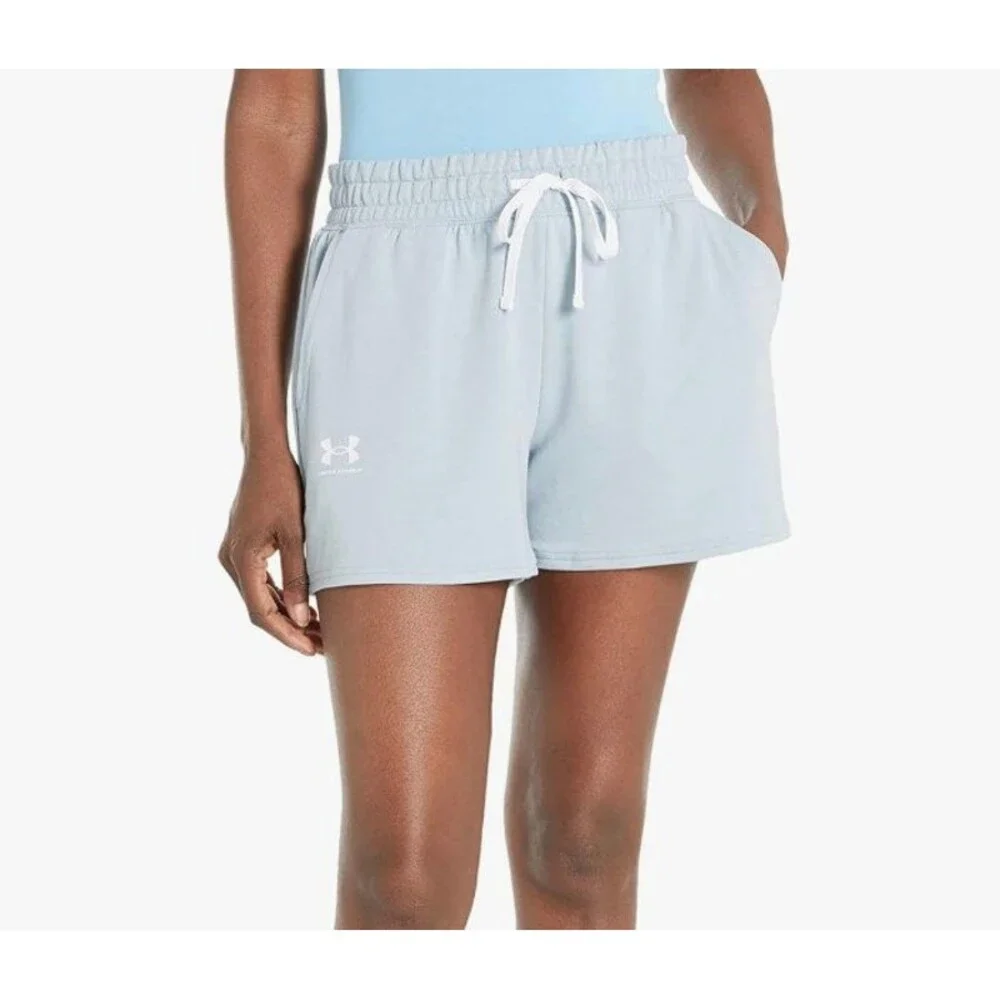 NWT Under Armour Women's Rival Terry Shorts, 1x
